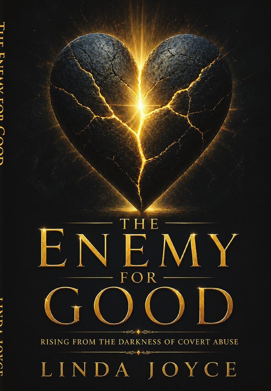 Book cover of The Enemy for Good: Rising from the Darkness of Covert Abuse by Linda Joyce